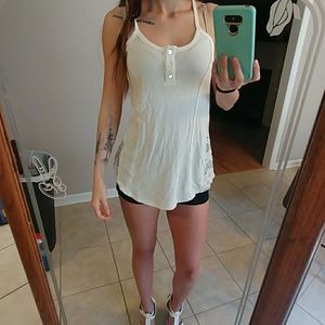 White tank top